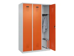 locker,HxBxD 1850x1200x500mm,3vak,vak B 400mm,cil.-slot