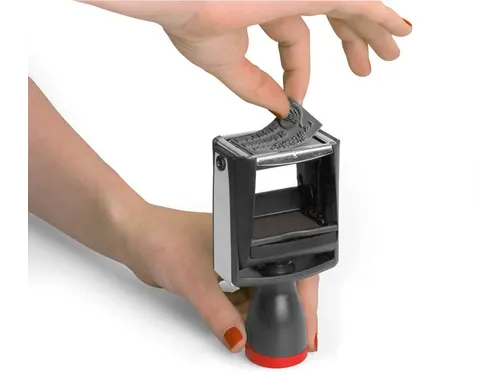 Tekststempel Colop 2800 +bon 10regels 68x49mm zwart