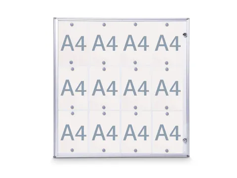 Vitrine Maulextraslim 12xa4 Aluminium