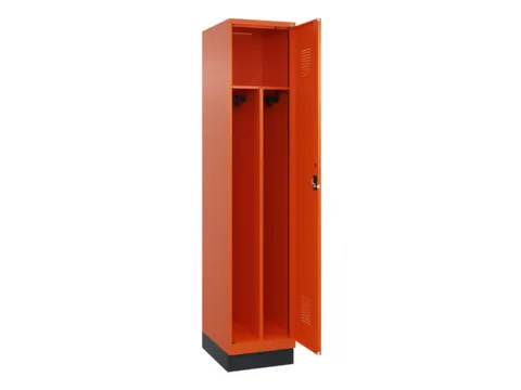 locker voor scheiding van kleding,HxBxD 1950x400x500mm,1vak