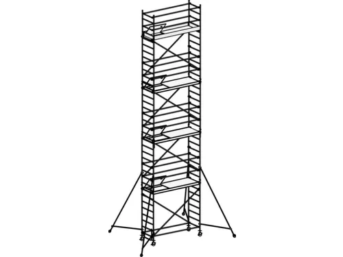 rolsteiger,reik H 10,4m,steiger H 9,64m,4platform(s),m. luik
