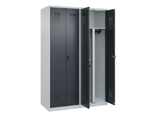 PBM-locker,HxBxD 1850x1200x500mm,4vak,vak B 300mm,draaigrendel
