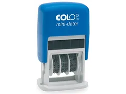 Colop Tekststempel met Datum Mini-Dater Paye le Rood Blauw