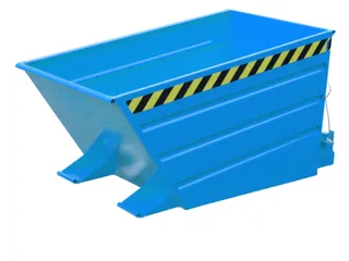 kiepbak,HxLxB 730x1375x800mm,0,5m³,draagverm. 750kg,RAL 5012 - 1