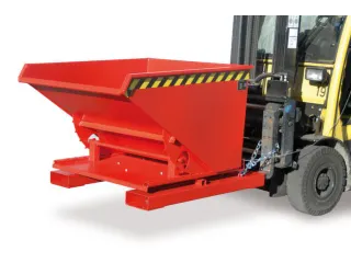 3-zijdig Kantelende Kiepbak 0.30m³ Hxbxd 890x1010x1260mm Rood - 3