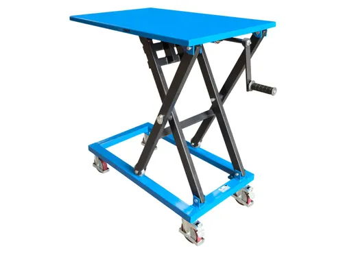 Mobiele heftafel met spindel,draagverm. 350kg,platform LxB 950x600mm