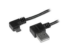 2m Micro-USB kabel met rechts haakse connectors M/M
