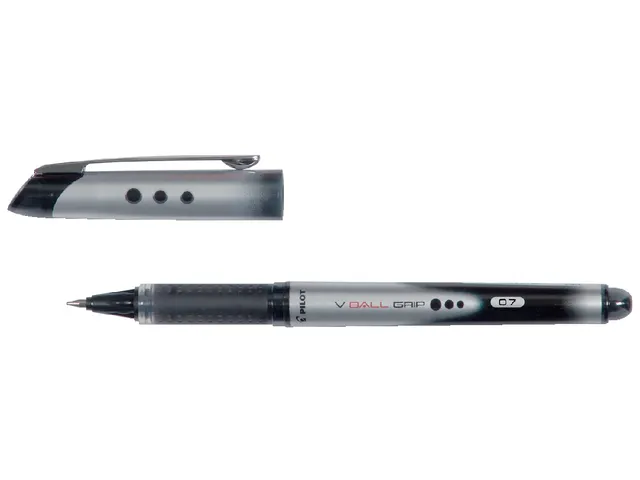 Rollerpen Pilot V-Ball Grip 07 VBG-7 Medium punt Zwart 0.7mm