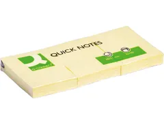 Quick Notes Memoblaadjes 38x51mm 100 Vel 3 Blokken Geel