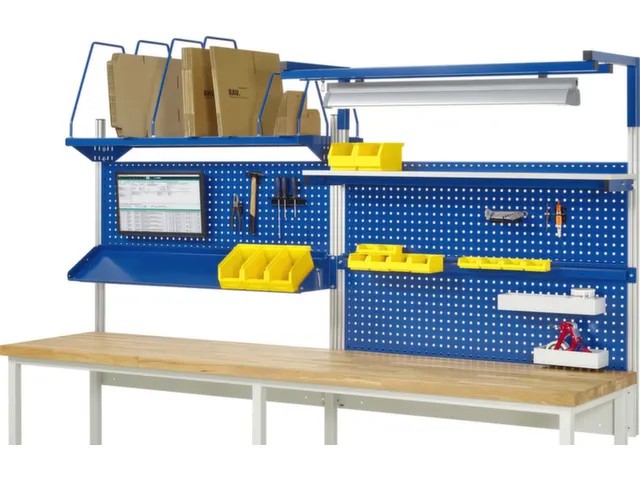 opbouwelement,v. werkbank,HxBxD 1380x3000x3000mm,draagverm. 100kg