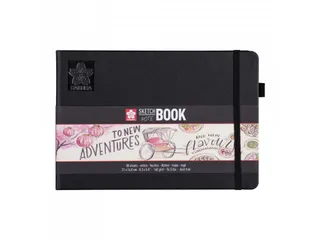 Schetsboek Sakura 80 witte vellen 140gr 210x148mm zwart - 2