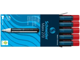 Lakmarker Schneider Maxx 270 1-3mm Rood - 9