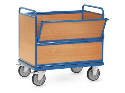 Bakwagens Met Houten Wanden 2873 600kg 1200x800mm Ral5007