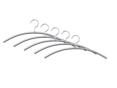 Kleerhangers Staal Zilver