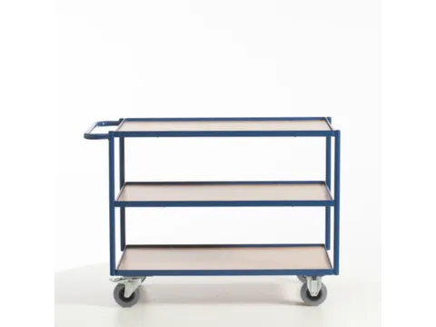 tafelwagen,draagverm. 250kg,3etage(s),laadvl. LxB 990x590mm,houtetage