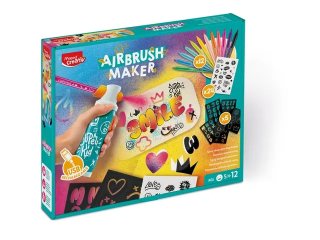 Airbrush Maker Maped Creativ set de 27 pièces