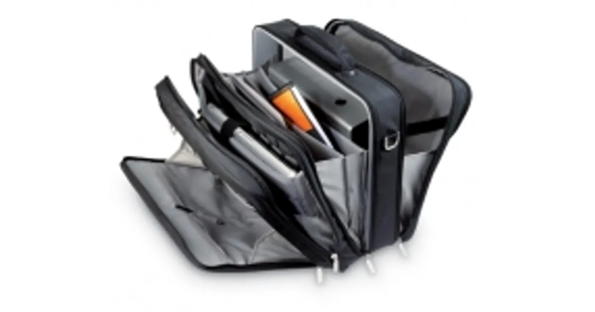 Valise Trolley Ordinateur Portable Lightpak Phoenix - 44cm - 15L - Gris - Roulettes 360°