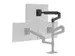 Monitorarm Duo Lx Dual Stacking 2 schermen 40 Inch Zwart