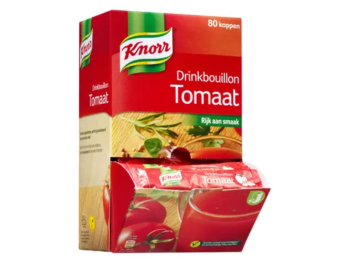 Drinkbouillon Knorr tomaat 175ml 80 stuks