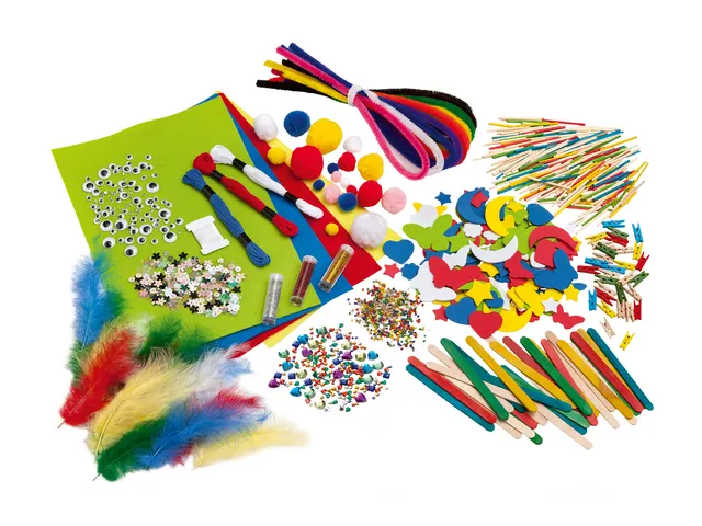 Hobby artikelen Folia met meer dan 1300 stuks assorti