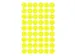 Etiquette Avery Zweckform 3144 Rond 12mm Jaune 270 Pcs