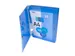Klasseerdoos PP Krea cover rug 40mm blauw