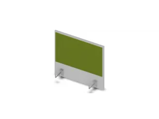 opzetpaneel bureau aanbouw zijkant MP-lichtgrijs BN7048-groen 600mm - 1