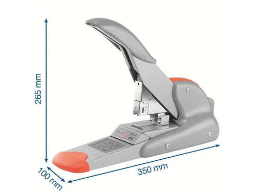 Blokhechter Rapid Duax Flat Clinch 170vel zilver/oranje