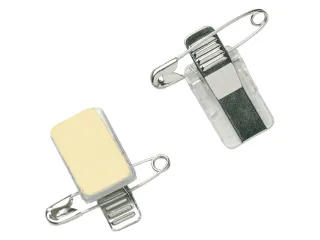 Clip met speld Europel zelfklevend voor badges - 2