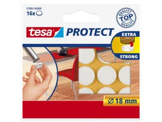 Beschermvilt Tesa antikras 57892 18mm rond wit - 2