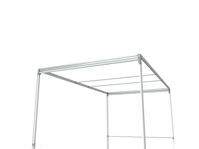 FlexFrame Modulair systeem Dak 150x250cm Zilver frame