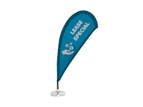 Micro Flag Tafelstandaard 45 cm Voet en Mast (excl. flag)