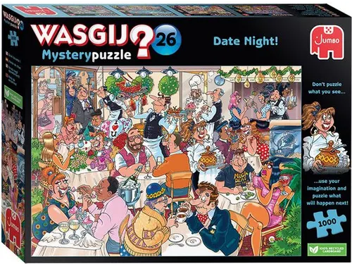 Puzzel Wasgij Mystery 26 Date Night! 1000 stukjes