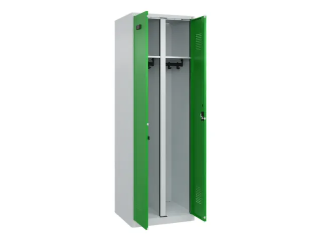 locker voor scheiding van kleding,HxBxD 1850x600x500mm,2vak