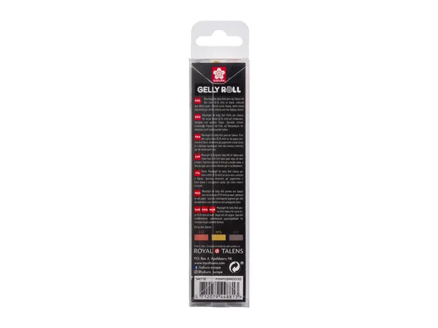 Stylo gel Sakura Gelly Roll Moonlight 06 Nature set 3 couleurs