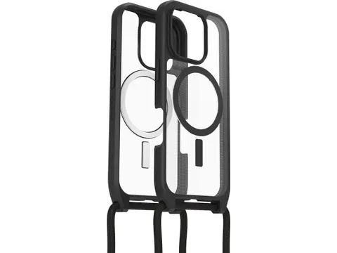 Otterbox React Necklace Mag iPhone 16 Pro Hoesje Zwart crystal