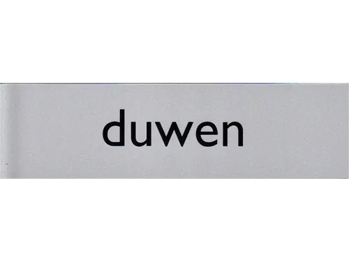 Infobord pictogram duwen 165x44mm