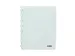 Adresboek Atoma A5 lijn 54vel 90gr PP assorti