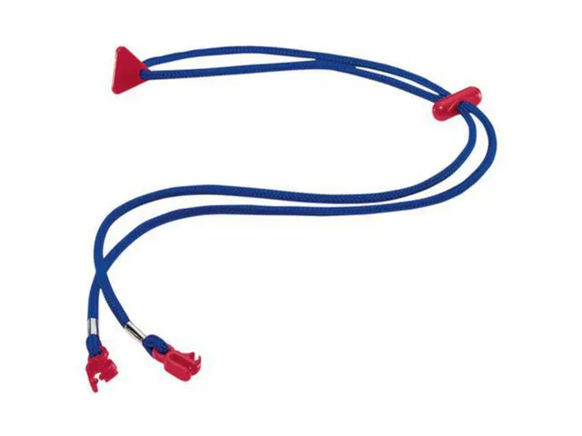 Uvex brilkoord 9959003 in lengte verstelbaar blauw 10 stuks