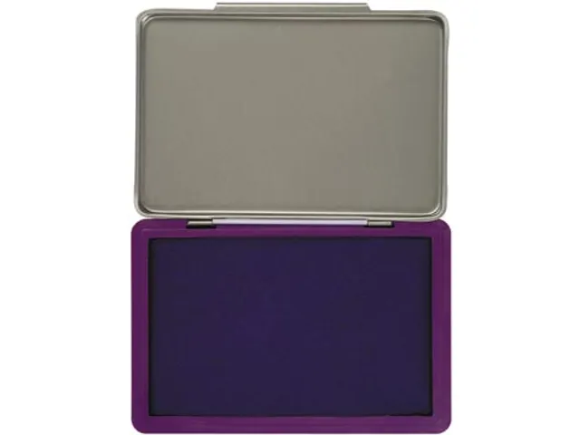 Stempelkussen 110x70mm Paars