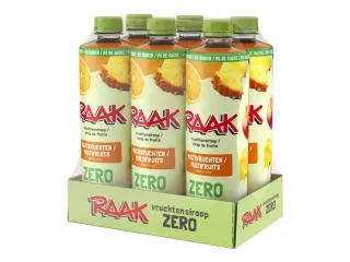 siroop multivruchten Zero Sugar, fles van 75 cl - 2