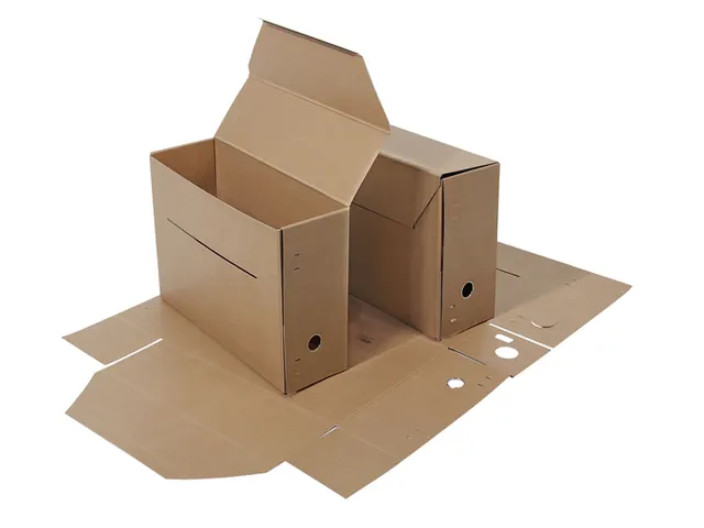 Archiefdoos Gemeente Folio 265x115x370mm Met Nippels