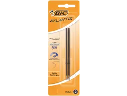 Balpenvulling Bic voor diverse balpennen medium zwart blister à 2st