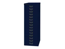 kantoor-ladekast HxBxD 857x278x380mm 15 laden romp oxfordblauw staal