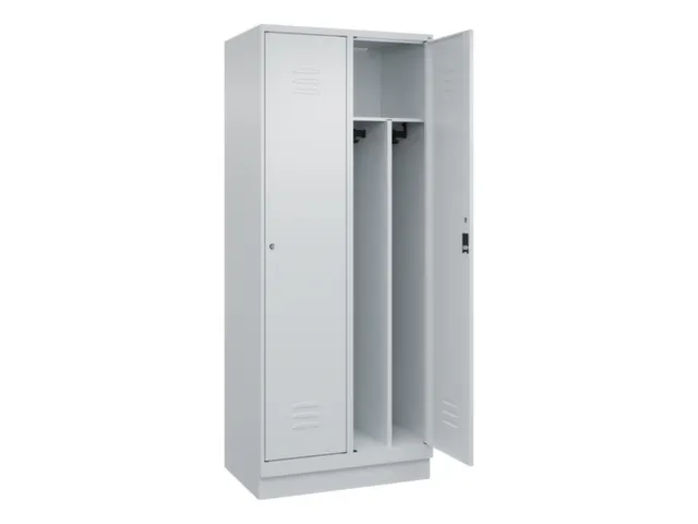 locker voor scheiding van kleding,HxBxD 1950x800x500mm,2vak