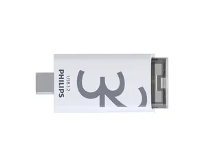 USB stick 3.2 Philips Click USB-C 32GB grijs - 5