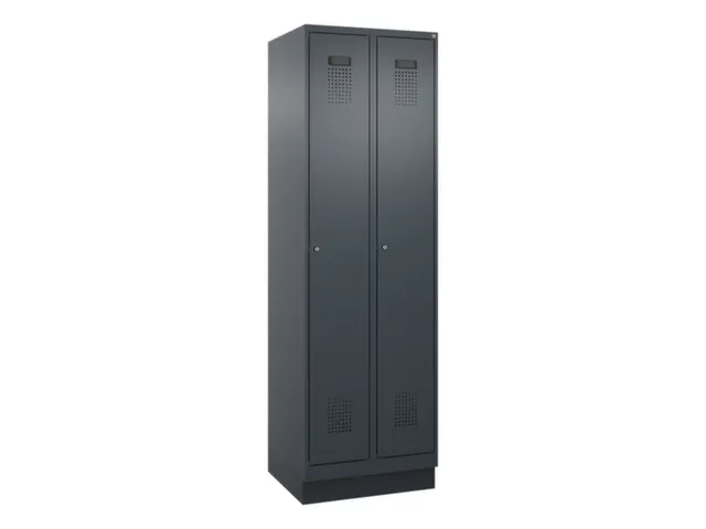 locker voor scheiding van kleding,HxBxD 1950x600x500mm,2vak