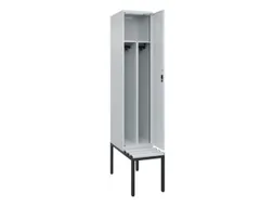 locker met bank,voor scheiding van kleding,HxBxD 2120x400x815mm,1vak