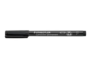 Viltstift Staedtler OHP Lumocolor 318 Fijn 0.6mm Zwart - 5