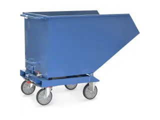 Afvalbakken 4703a Ral5007 750kg 600 liter Aftapkraan - 2